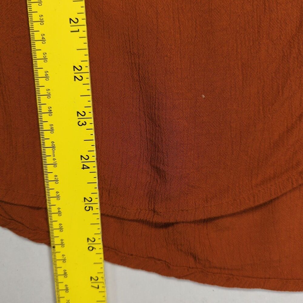 Knox Rose A New Day Blouse XXL Lot Of 2 Tops Burnt Orange - Picture 10 of 16
